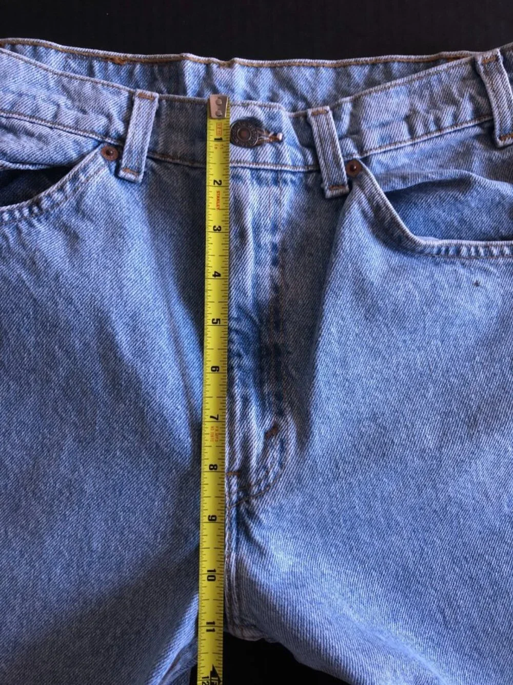 VTG Men Levis Blue Denim 505 Orange Tab Straight Leg USA 1992 32x32